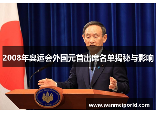 2008年奥运会外国元首出席名单揭秘与影响
